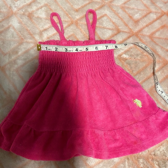 Pink Ruffled Kids Dress - Picture 5 of 5